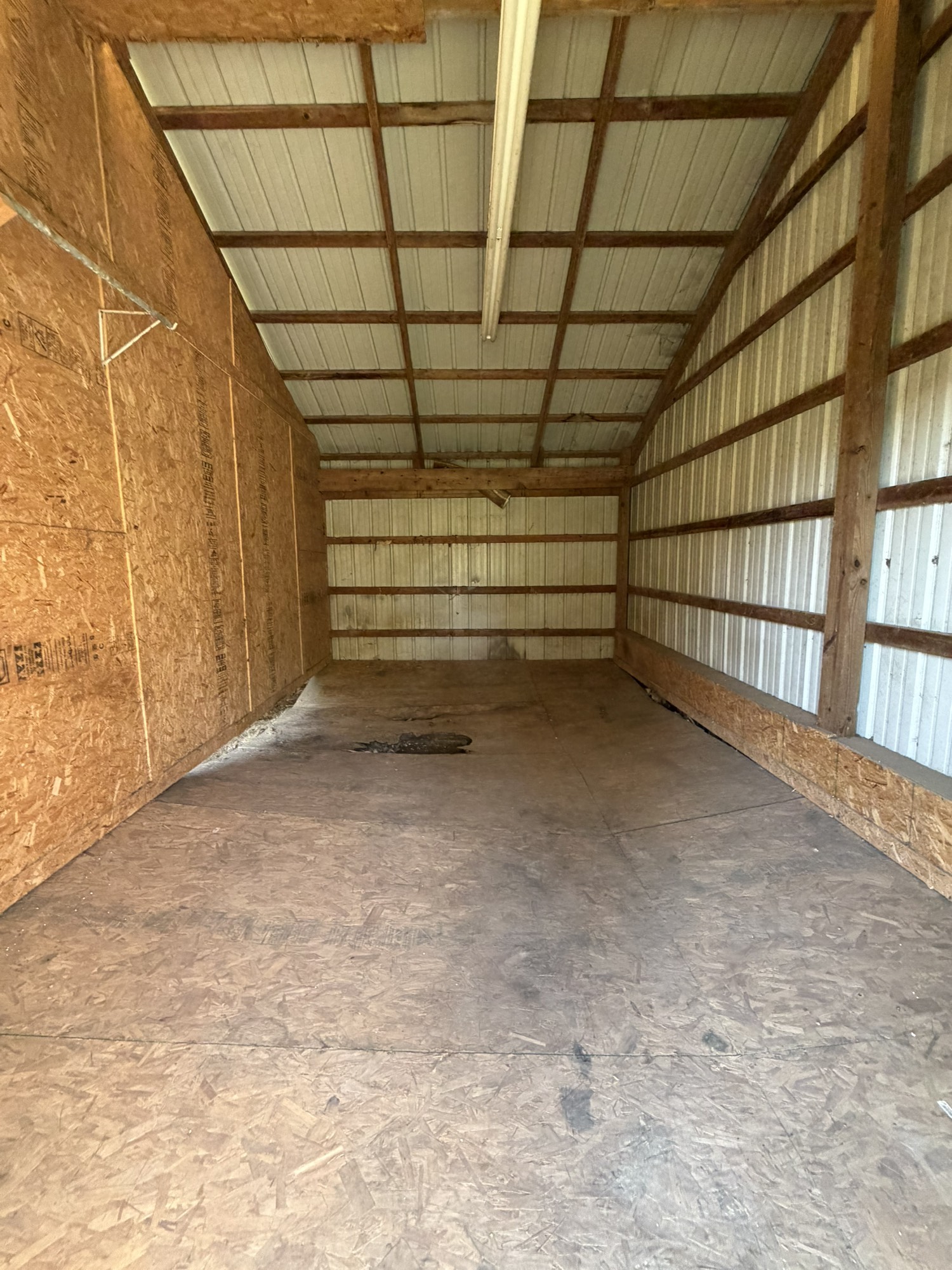 After - interior cleared